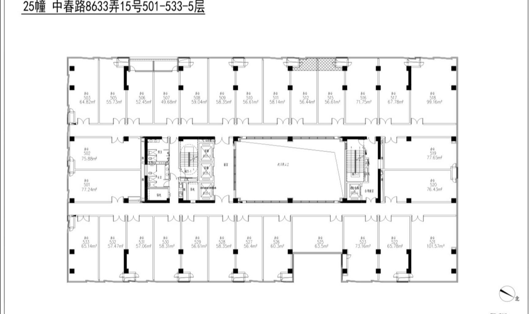 七宝万科七宝国际64平米写字楼出租