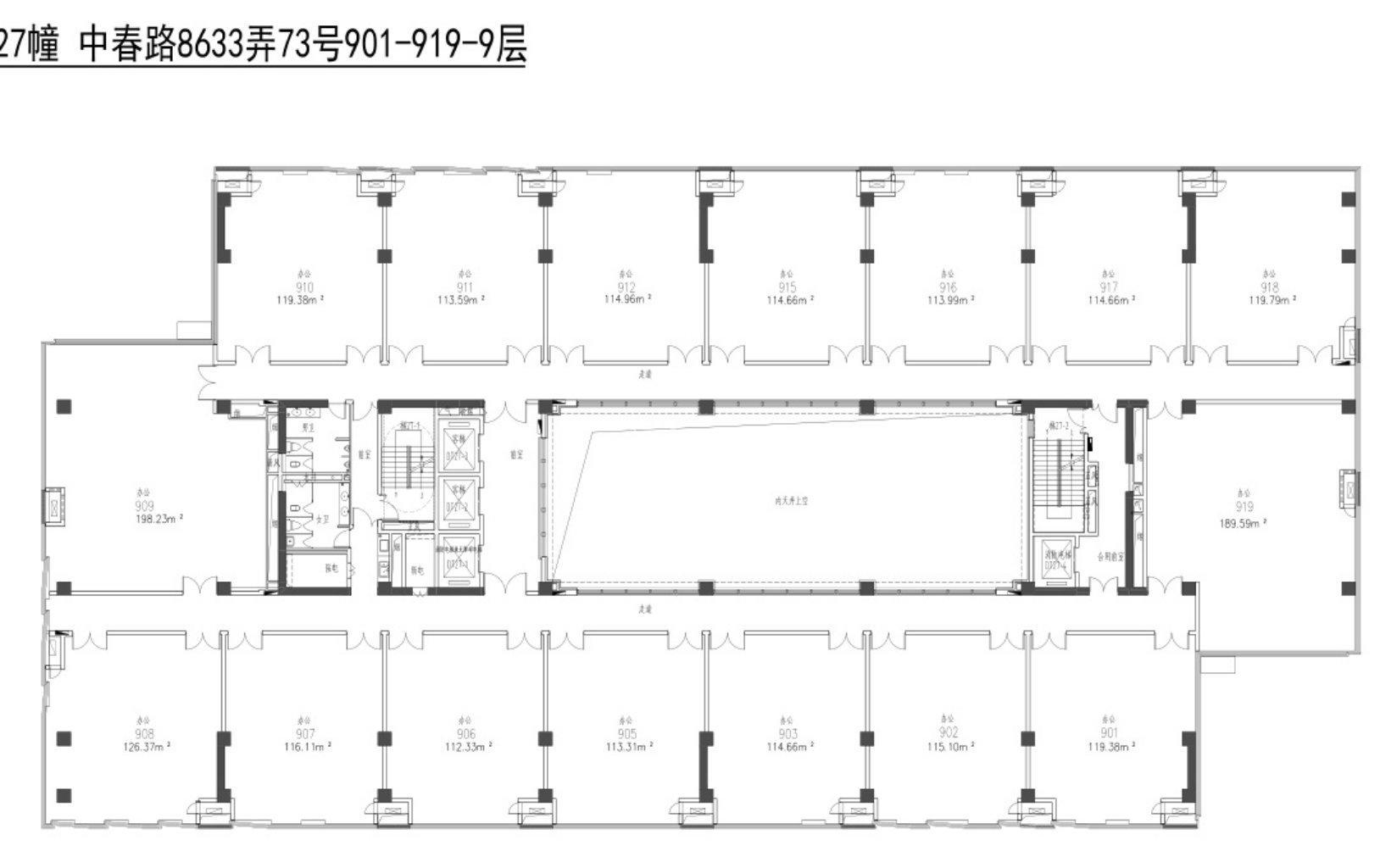 七宝万科七宝国际250平米写字楼出租