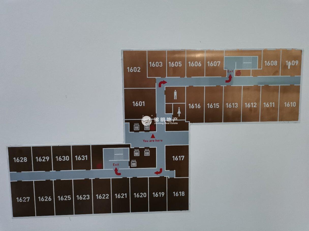 四川北路海泰时代大厦54平米写字楼出租