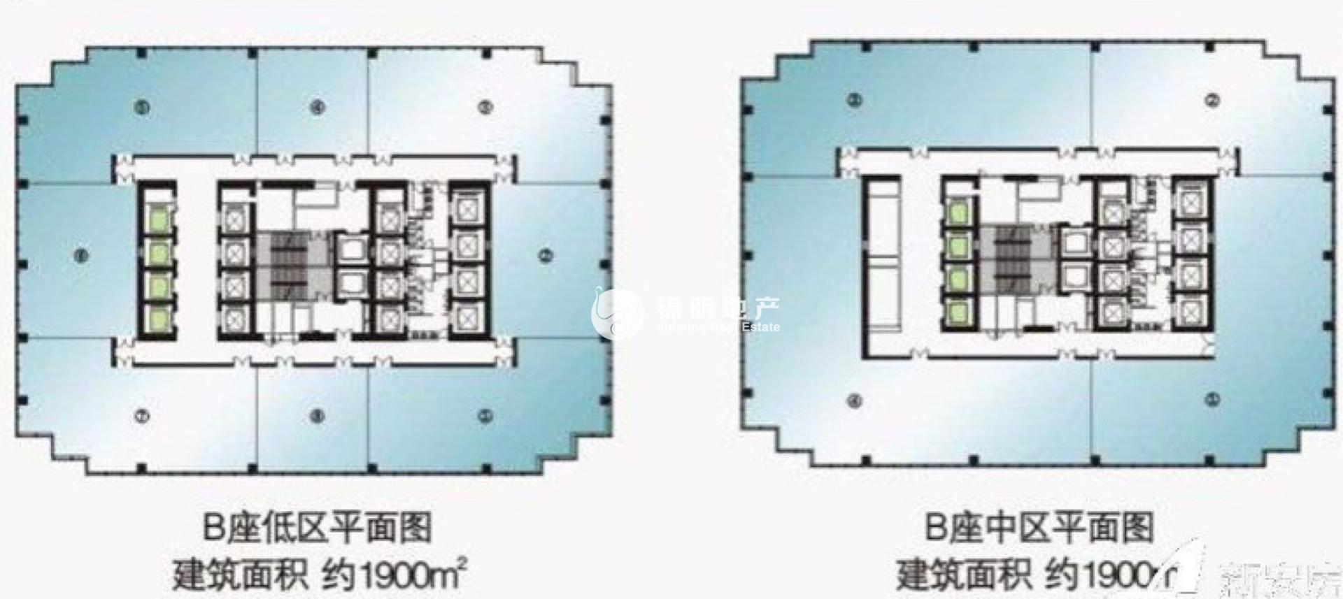 五角场中航天盛206平米写字楼出租