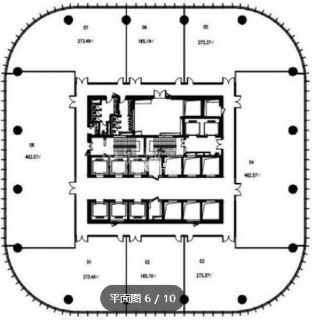 五角场合生汇167平米写字楼出租