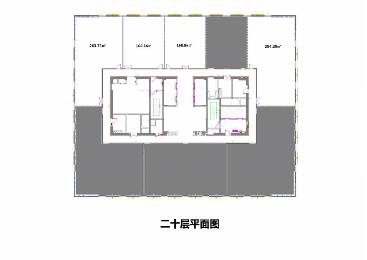 东外滩文通国际广场264平米写字楼出租