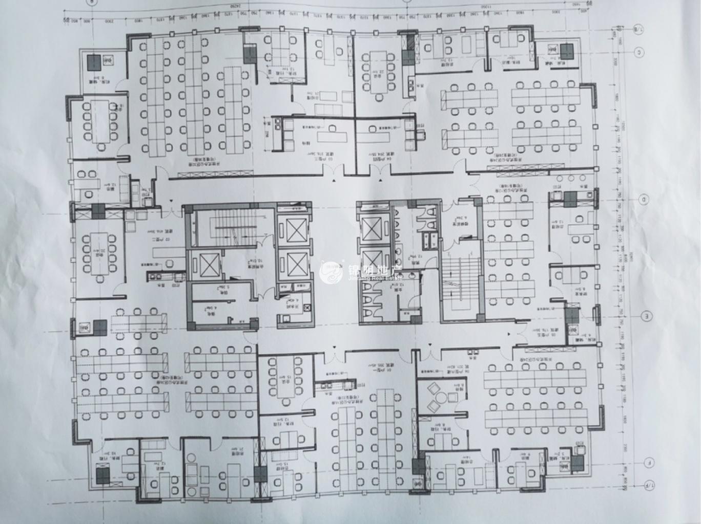 中原首东国顺大厦416平米写字楼出租