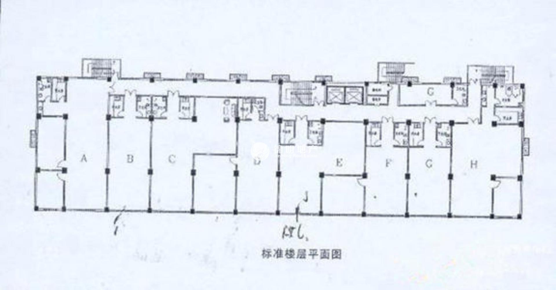 中山公园凯阳大厦100平米写字楼出租