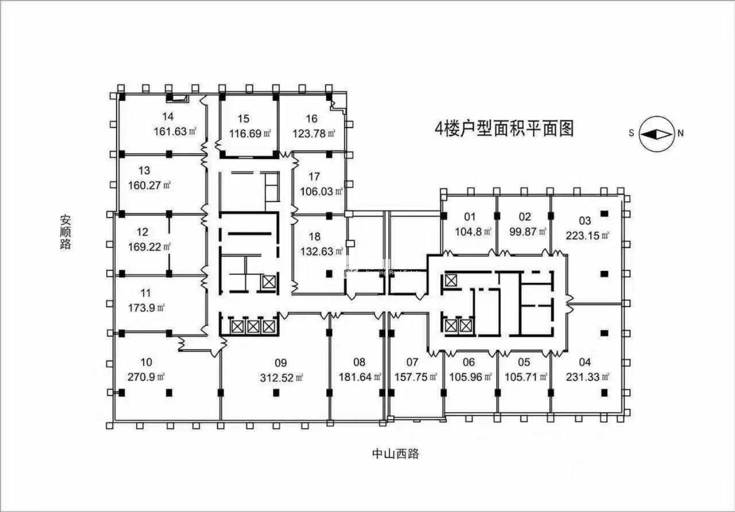 虹桥华闻国际大厦105平米写字楼出租