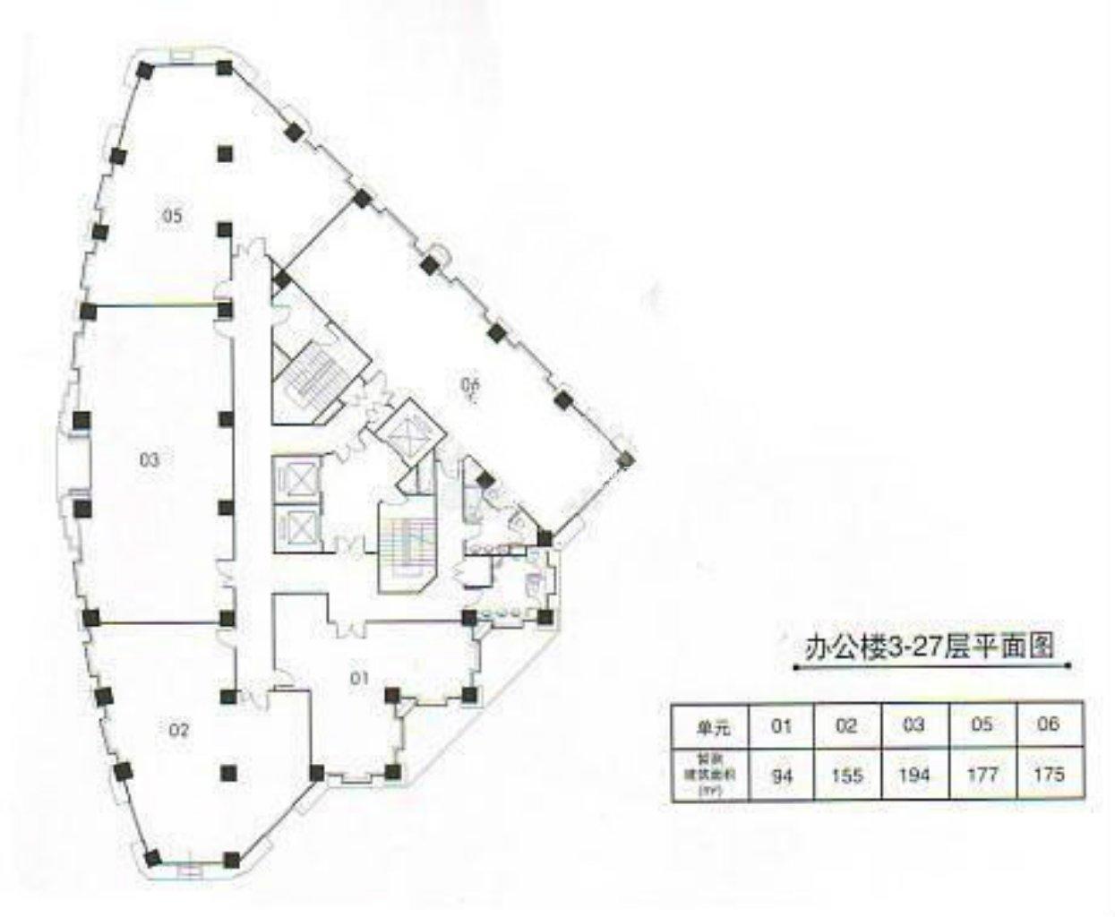 虹桥现代广场94平米写字楼出租
