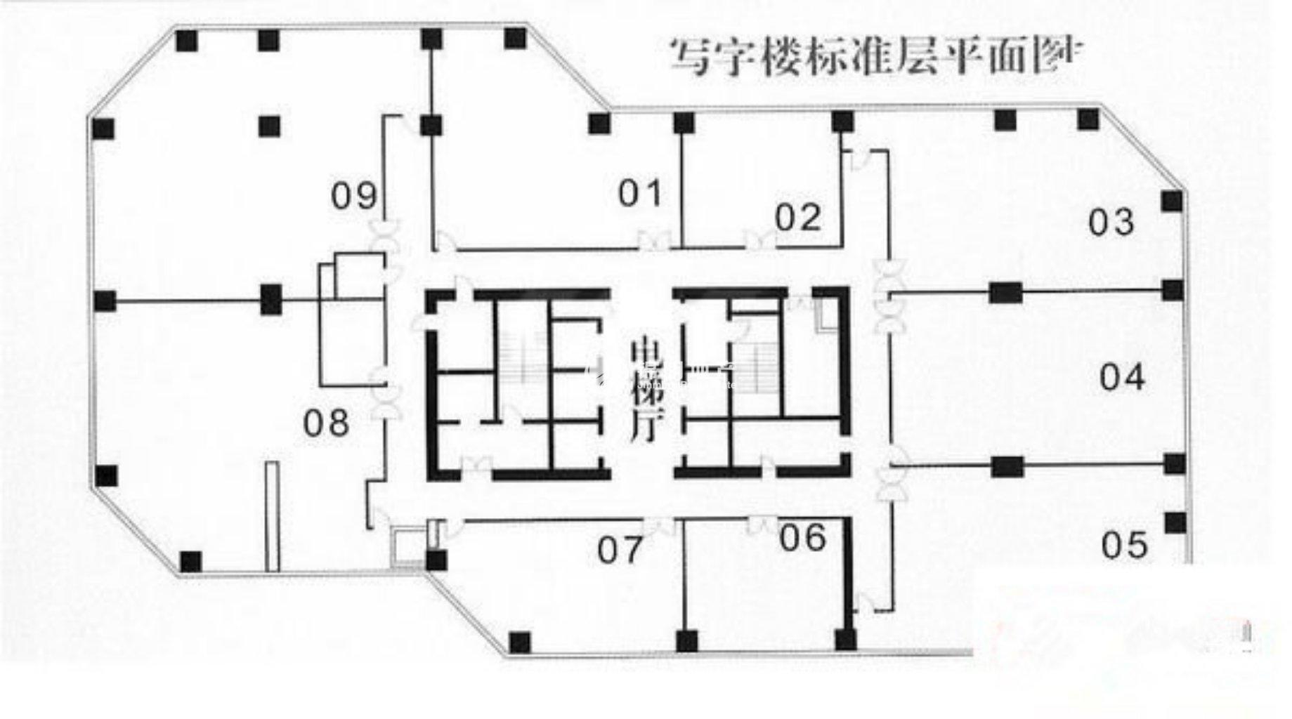徐家汇飞雕国际大厦178平米写字楼出租