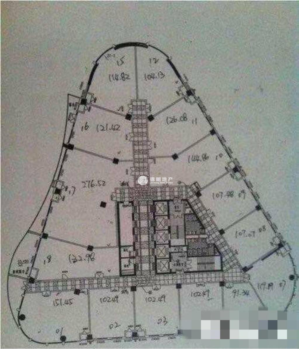 不夜城苏河1号131平米写字楼出租