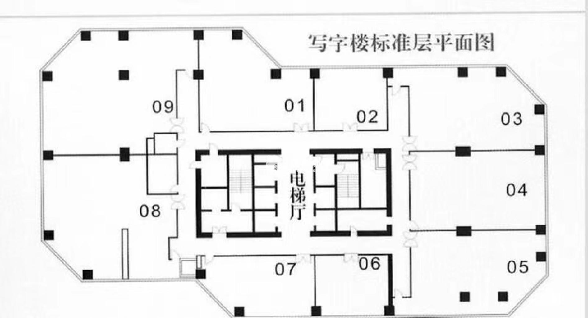 徐家汇飞雕国际大厦200平米写字楼出租