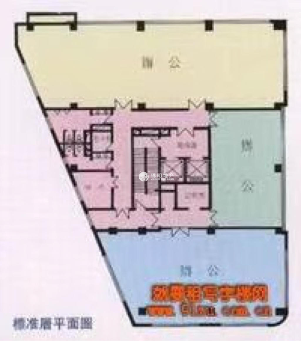 徐家汇中福实业大厦767平米写字楼出租