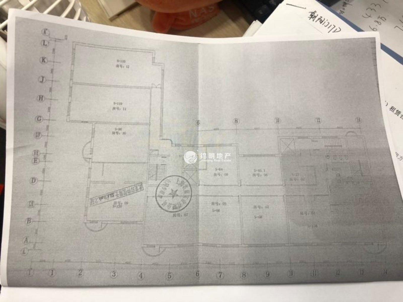 五里桥六角大楼1139号126平米写字楼出租