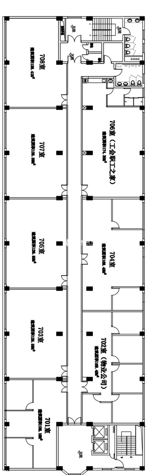 中山公园长宁路405弄500平米写字楼出租