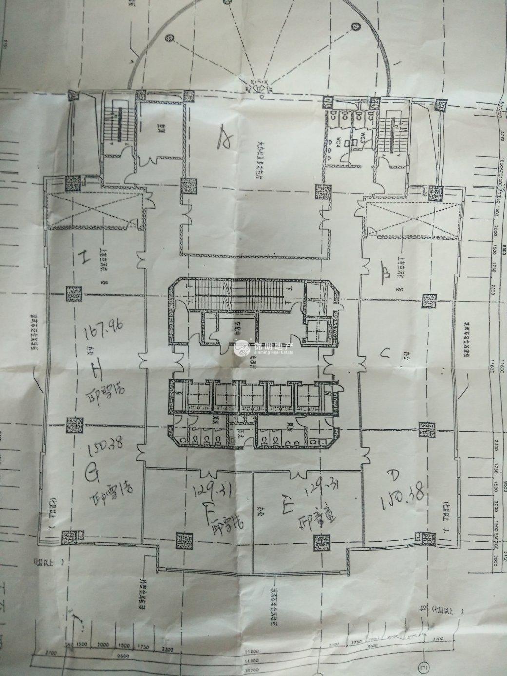 潍坊东方国际科技大厦129平米写字楼出租