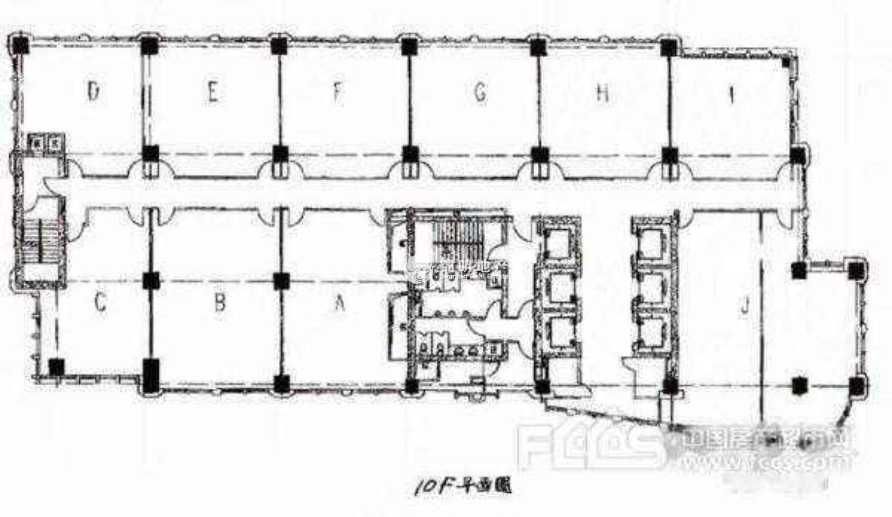 南京西路晶采世纪大厦146平米写字楼出租