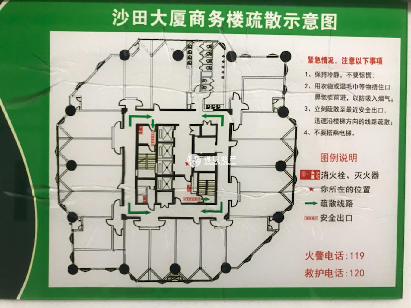 长寿路沙田大厦992平米写字楼出租