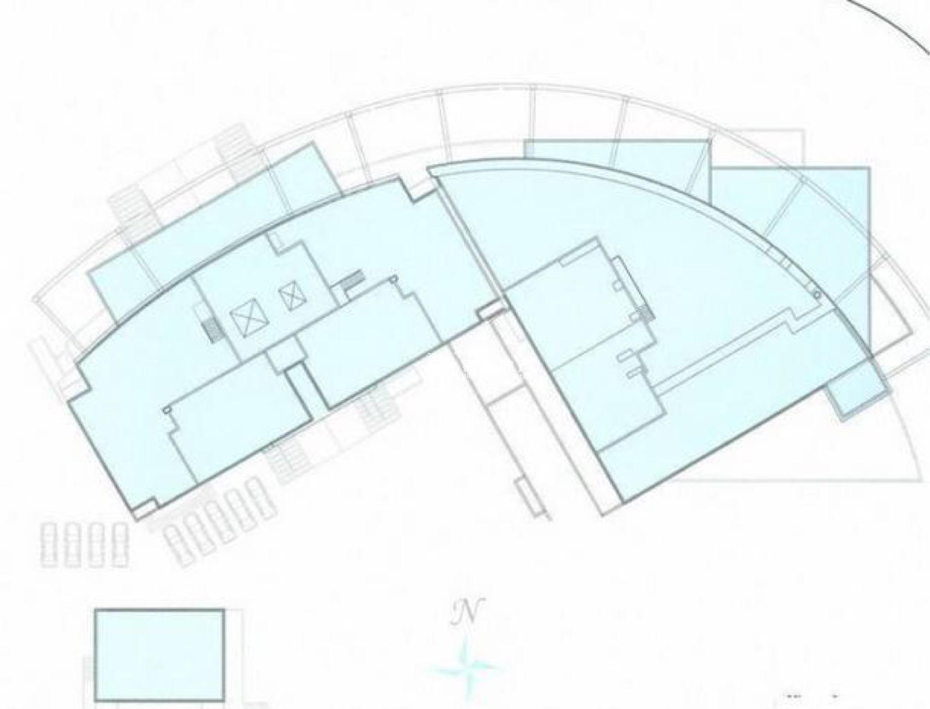 新华路首信银都国际广场423平米写字楼出租