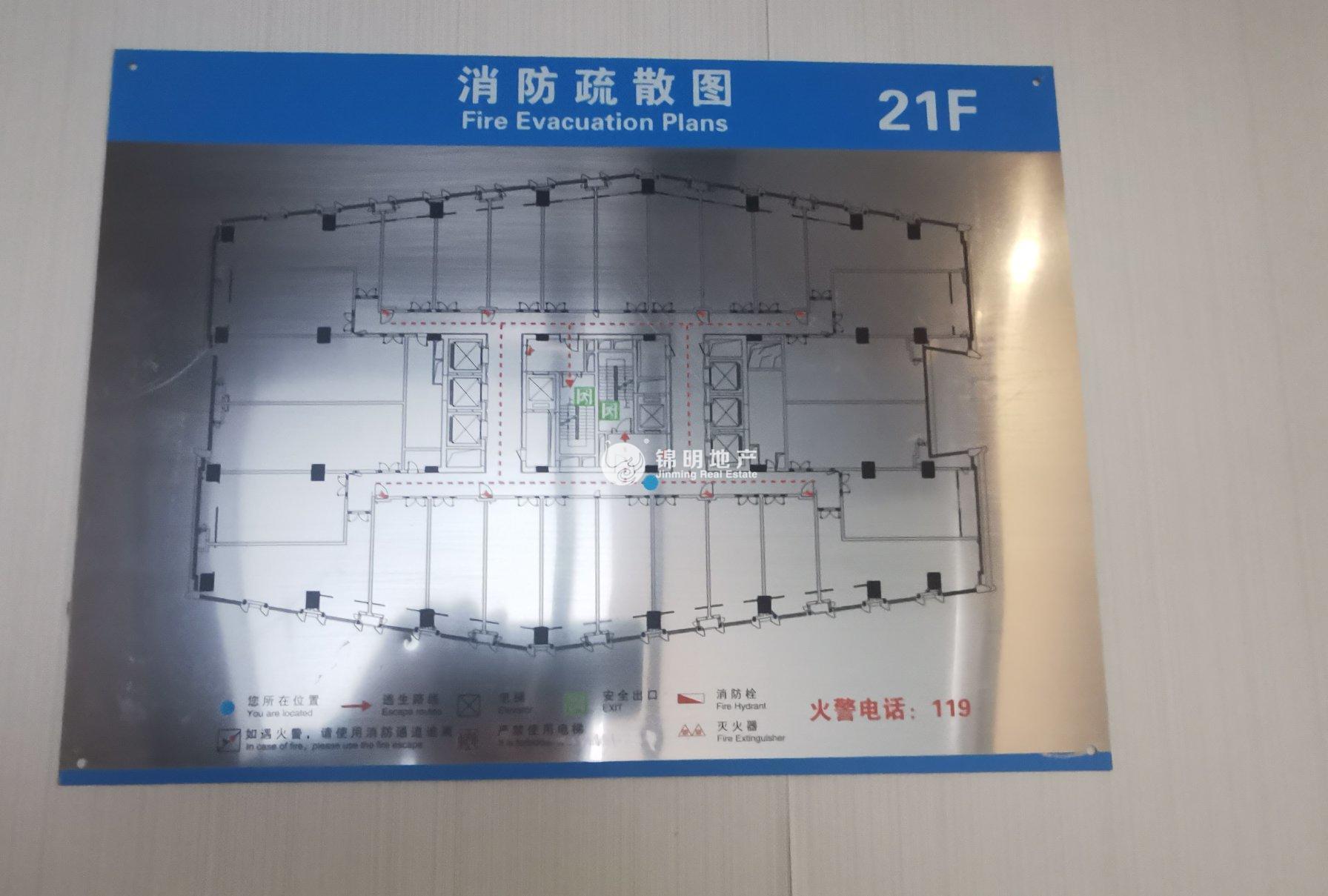 龙华绿地汇中心83平米写字楼出租