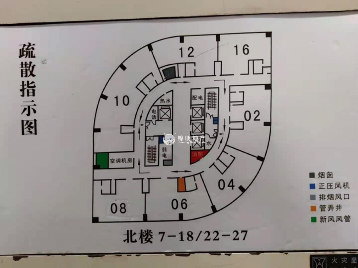 四川北路福德广场115平米写字楼出租