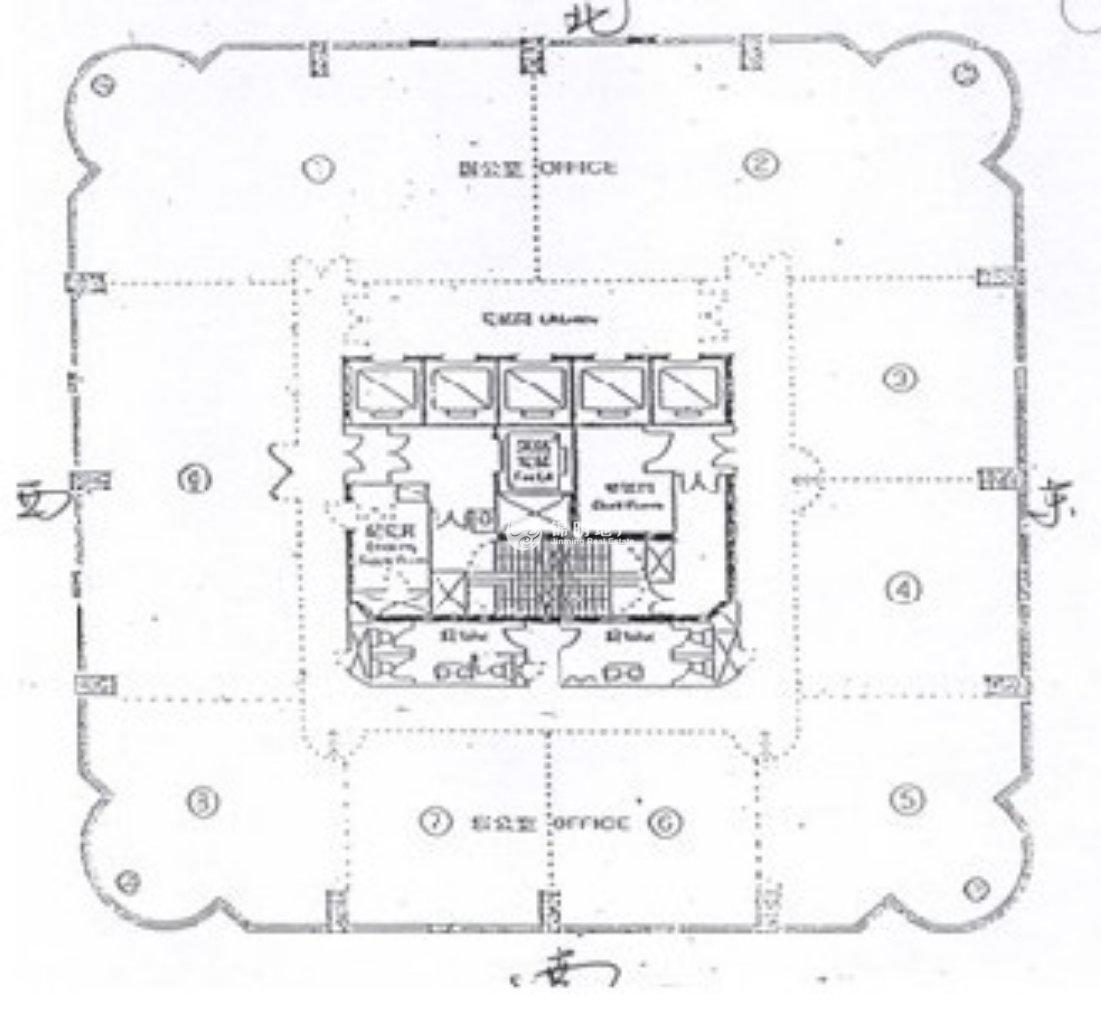 南京西路东方海外大厦215平米写字楼出租