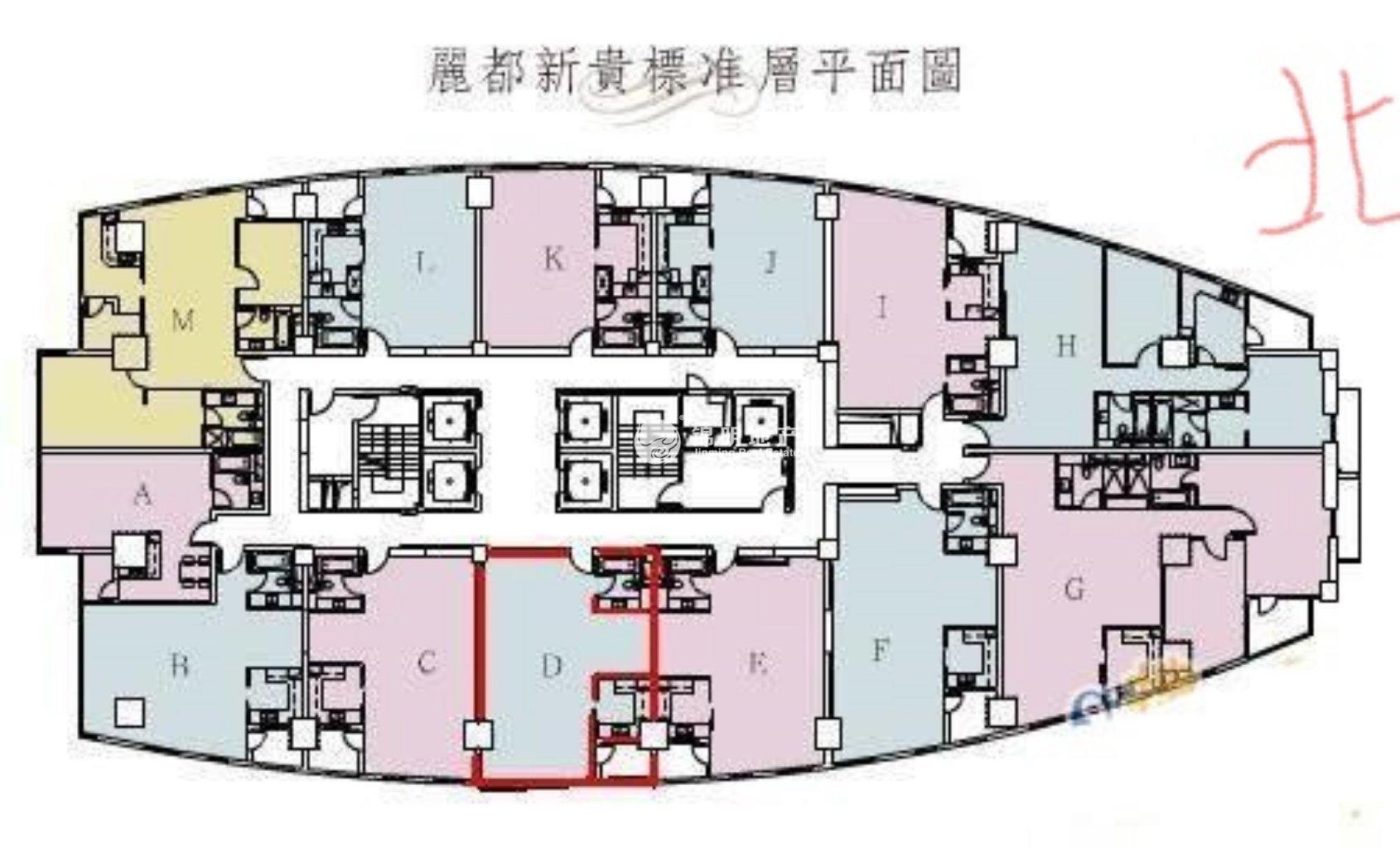 南京西路丽都新贵63平米写字楼出租