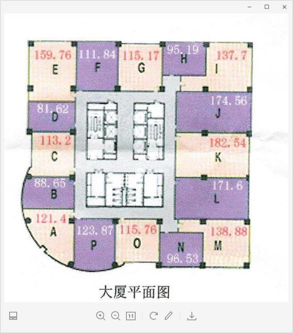 淮海中路恒积大厦162平米写字楼出租