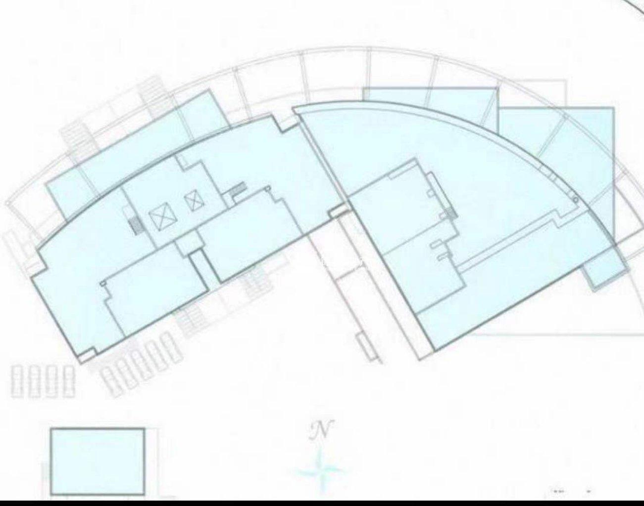 新华路首信银都国际广场423平米写字楼出租
